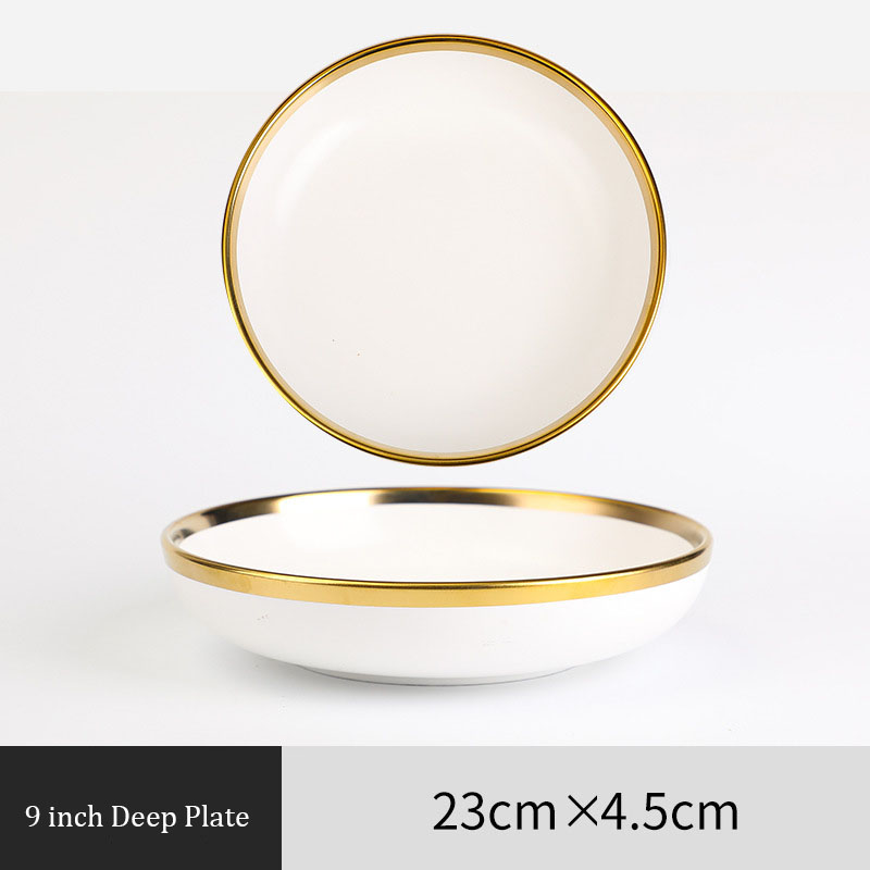 plato hondo de 9 pulgadas