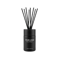 Diffuseur de parfum en bambou vert 120ml, senteur florale boisée avec Ylang Ylang et bois de santal