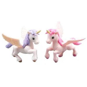 Resina pony micro paisaje decoración pegasus unicornio <span class=keywords><strong>miniatura</strong></span> DIY hogar jardín ornamento - Product Image 2