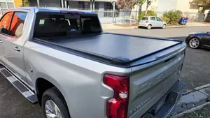 Couvercle de rouleau en Aluminium, rouleau de ramassage manuel, Top rétractable, couvercle de Tonneau pour Chevrolet Silverado Pickup 2022