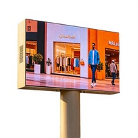 Écran LED couleur plein format pour installation fixe en extérieur, vente en gros d'usine, P4-P10, écran publicitaire étanche IP65