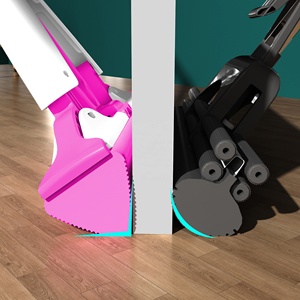 Realida Pink <strong>PVA</strong> Sponge <strong>Mop</strong> Foldable <strong>Handle</strong> Cleaning Equipment For Home Use Cellulose Sponge For Squeezing And <strong>Mop</strong> Squeezing - Product Image 4