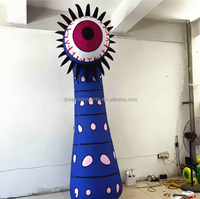 2025 nouveau monstre d'oeil gonflable, fleur d'oeil gonflable pour la décoration extérieure d'art de parc
