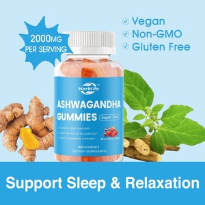 Suplementos de Extracto de Ashwagandha en Gomitas Sin Azúcar, Venta Caliente OEM ODM - Product Image 2