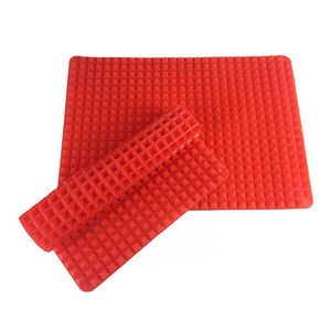 <span class=keywords><strong>Tapis</strong></span> <span class=keywords><strong>de</strong></span> <span class=keywords><strong>cuisson</strong></span> <span class=keywords><strong>en</strong></span> silicone Feuille pyramidale-Sain pour la réduction <span class=keywords><strong>de</strong></span> la graisse au four <span class=keywords><strong>Cuisson</strong></span> antiadhésive Griller BBQ, rôtir Pâtisserie Bacon Cooker - Product Image 2