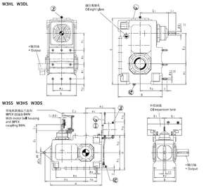 Boîte de vitesses non standard personnalisée à couple élevé Boîtes de vitesses coniques hélicoïdales haute puissance à angle droit - Product Image 4