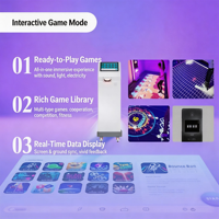 Système de jeu interactif de projection au sol, jeu de sol à détection de mouvement pour lieux commerciaux