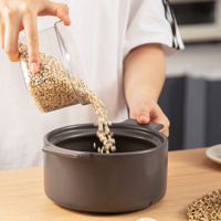 Réservoir de stockage sous vide de qualité alimentaire pour la cuisine Couvercle de pot de grains de café en silicone Préservation de la fraîcheur Scellé sous vide pour garder la fraîcheur plus longtemps