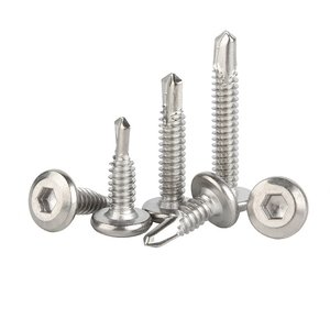 Bibo Yaente Factory 410 Stainless Steel Hex <b>Socket</b> Self-drilling <b>Screws</b> - Hardened Self-tapping Dovetail Fasteners Metric - Product Image 1