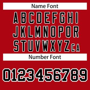Custom Men's Varsity Jacket Personalized Letterman Baseball Bomber Stitched <b>Name</b> Number Logo Red Black Unisex Adult Autumn - Product Image 4