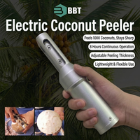 Machine à peler les noix de coco électrique portative, éplucheur de fruits portable pour noix de coco, taro, citrouille, canne à sucre