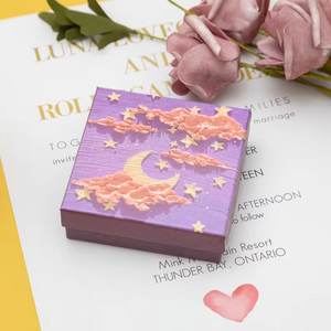 Cajas de Cartón Rectangulares Impresas y Personalizables con Laminado Mate Reciclable para Collares y Pulseras, Cajas de Papel para Embalaje de Regalos - Product Image 5