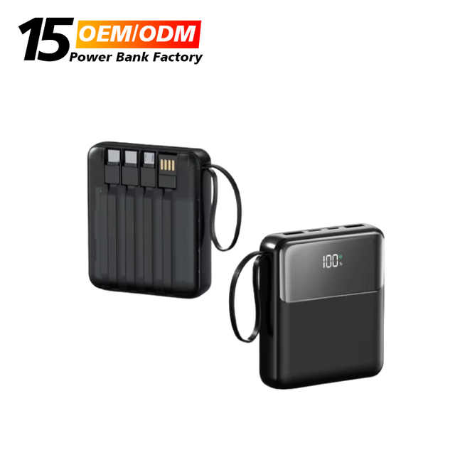 Smart Small Portable Powerbanks Micro USB Type C Mini Powerbank PD 22.5W Fast Charge Power Bank 10000 MAh for iPhone Xiaomi