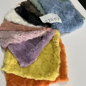 100% poliéster Velboa juguete de peluche tela tejida Sherpa polar para niñas para el hogar Textiles cortinas Accesorios - Product Image 1