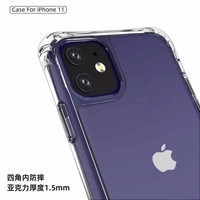 Coques de téléphone transparentes en TPU antichoc personnalisables de luxe, très vendues, avec sangle et porte-cartes pour les modèles 15/16/17 Pro