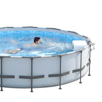 Machine de nage à contre-courant portable pour piscines à cadre, 9 vitesses réglables