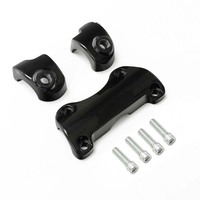 Abrazadera Superior para Manillar TCMT de 1.25'' Compatible con Harley Touring Road King Street Glide Electra Glide 1988 en adelante XF160733-B/-E
