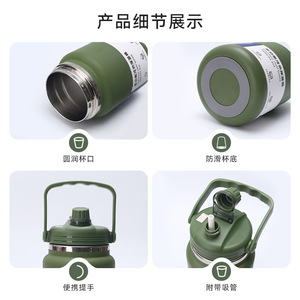 Fit Multi Function Vacuum Insulated Cup 2.8L 4L Stainless Steel Outdoor Camping Thermos - Product Image 4