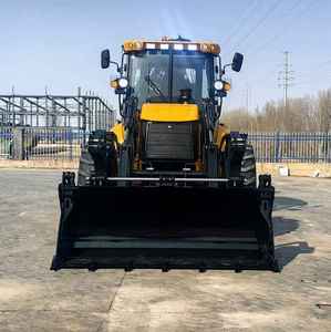 Chargeuse-pelleteuse robuste YCMG avec chargeur frontal et excavateur arrière Euro 5, machine de chantier pour la construction et l'agriculture - Product Image 3