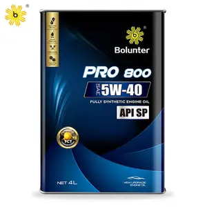 Bolunter marca PRO900 5W40 óleo de motor preço de atacado totalmente sintético gasolina carro motor diesel óleo de motor para Honda nissan