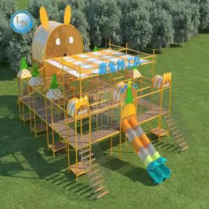 Vente en gros de trampoline Park Trampolines pour enfants Fabrication de parcs en plein air Trampolines à l'élastique bon marché en usine - Product Image 2