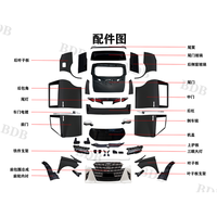 Pour 2009-2022 Toyota Alphard/Vellfire Kit d'apparence des pièces de carrosserie Dernière mise à niveau et modification de la série 40