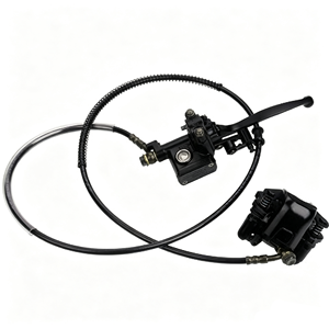 Ensemble de freins à disque hydrauliques arrière avec étrier de frein et plaquettes pour ATV <span class=keywords><strong>Quad</strong></span> de 50cc à 125cc - Product Image 2