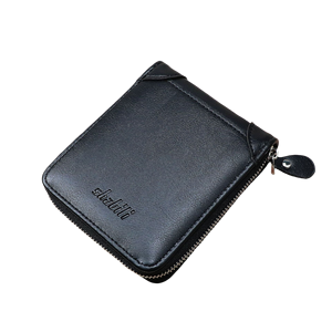 <span class=keywords><strong>Portefeuille</strong></span> pour hommes <span class=keywords><strong>Portefeuille</strong></span> de luxe classique à fermeture éclair courte Porte-cartes pour hommes Style <span class=keywords><strong>français</strong></span> Sac à main anti-eau pour hommes d'affaires - Product Image 1