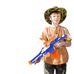 Speelgoedgeweren Voor Jongens Met Geluids-En Schuimkogels, 4-In-1 Diy Sniper Rifter Gun Elektrische Dart Blaster Lange Afstand Shootguns