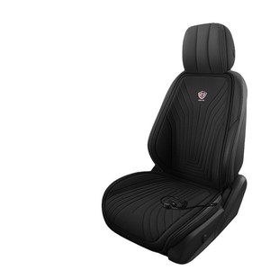 Coussin chauffant pour siège de voiture en graphène 12V 24V, chauffage électrique, peluche, pièce unique, housse de siège chaude pour l'hiver - Product Image 5