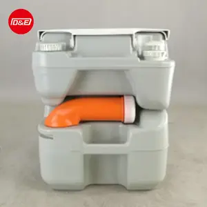20L PT portable toilet 10L fresh water tank 20L waste holding tank Piston pump with T-type flush nozzle providing a powerful
