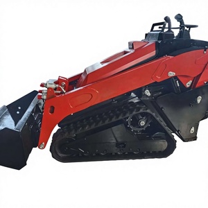 Agricultural <b>Small</b> Skid Steer Loader Crawler Type Multifunctional Indoor Construction <b>Sliding</b> loader - Product Image 1