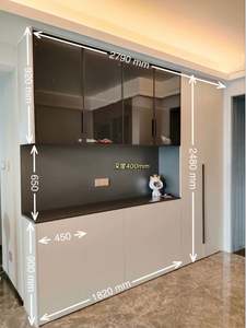 Customized Size Sideboard <b>Buffet</b> Cabinet Restaurant <b>Furniture</b> Solid Wood with Environmental Protection Materials - Product Image 3