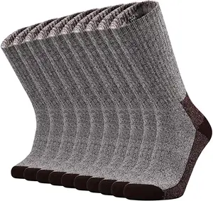 Thick Terry Wool Men Cushioned Thick Winter Merino Wool Outdoor Activity Socks