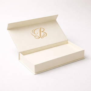 Custom High End Magnetic Closure Flip Top <strong>Book</strong> <strong>Box</strong> Elegant Gold Foil Stamping Gift Packaging <strong>Box</strong> for Luxury - Product Image 6