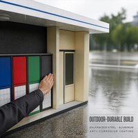 Station de tri des déchets à fonctionnement silencieux et intelligent avec compactage à faible bruit pour les zones résidentielles et la collecte nocturne.