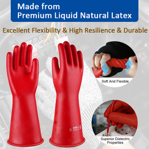 <span class=keywords><strong>Gants</strong></span> isolants électriques 1000 V, <span class=keywords><strong>gants</strong></span> isolants électriques 10000 V - Classe 1, <span class=keywords><strong>gants</strong></span> de protection isolants de sécurité - Product Image 4