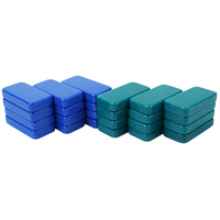 Fabrication directe d'usine, jeu de dominos double six coloré, blocs de dominos multicolores et logo personnalisés pour jouer au jeu de dominos