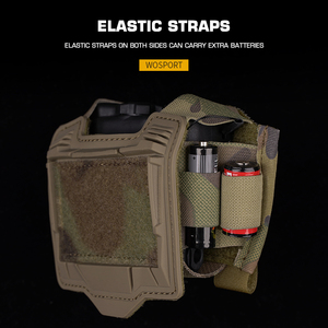 WOSPORT 500D Nylon <span class=keywords><strong>Serie</strong></span> K Bolsa para casco Batería para casco Paquete de casco Accesorios de caza Casco Batería Sub-bolsa - Product Image 2