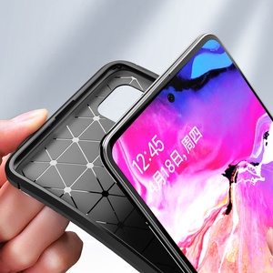 Los últimos modelos de negocios de carbono negro TPU completa del teléfono móvil de la cubierta para <span class=keywords><strong>Samsung</strong></span> A51 A71 A81 A91 - Product Image 5