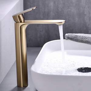 Rubinetto Termostatico Moderno Monoforo in Ottone Grigio Canna di Fucile, Miscelatore per Lavabo in Rame Pieno con Valvola in Ceramica per Bagno - Product Image 2