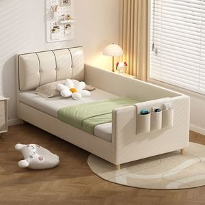 Letto per Bambini dal Design Semplice con Sponda di Sicurezza Letti Piccoli e Grandi Personalizzabili per Neonati e Bambini per Soggiorno e Scuola - Product Image 6