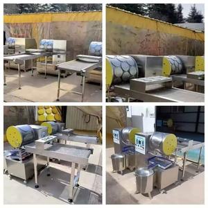 Machine à rouler les rouleaux d'oeufs Feuille de samosa faisant la machine Prix Lumpia Wrapper Machine Home Use - Product Image 4