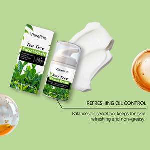 Limpiador facial de árbol de té que limpia suavemente los poros de la piel del rostro, refrescante y sin dejar la piel tirante. - Product Image 4