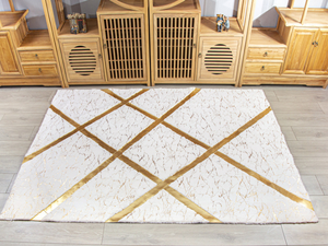 <span class=keywords><strong>Tapis</strong></span> turc de qualité supérieure en fausse fourrure de lapin, <span class=keywords><strong>patchwork</strong></span> cousu à la main - Product Image 1