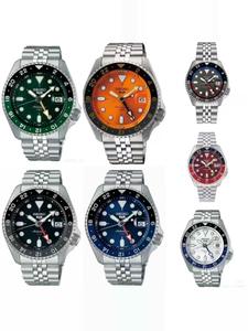Seiko No. 5 Người Đàn Ông Của Thể Thao Thép Không Gỉ Đồng Hồ Sáng Gmt Tự Động Con Trỏ Cơ Khí Không Thấm Nước Jubilee Vòng Đeo Tay 22Mm Mô Hình - Product Image 6