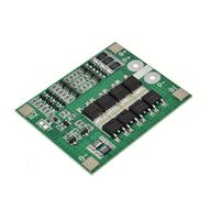 Carte de protection de batterie au lithium 3S 12V18650 HX-3S-FL25A-A 11.1V-12.6V avec équilibrage et protection contre les surintensités 25A