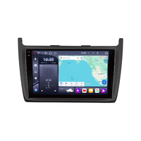 Autoradio Android 15 de 9 pouces avec écran IPS, processeur Octa Core, navigation GPS, lecteur multimédia et DSP pour VW Volkswagen Polo 2012-2015