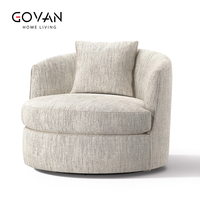 Fauteuils pivotants de style moderne, adaptés aux salons, aux zones de détente et de réception, et à un usage commercial