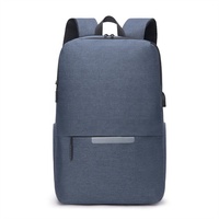 Sac à dos de voyage imperméable grande capacité OEM pour affaires, étudiants, école, avec port USB, pour ordinateur portable 15,6 pouces
